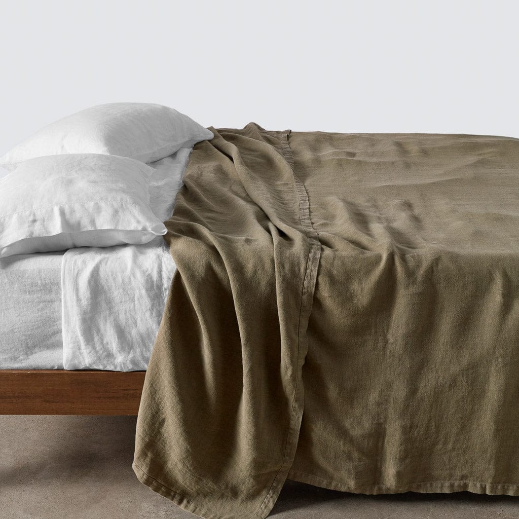 Stonewashed Linen Bed Cover - Image 6