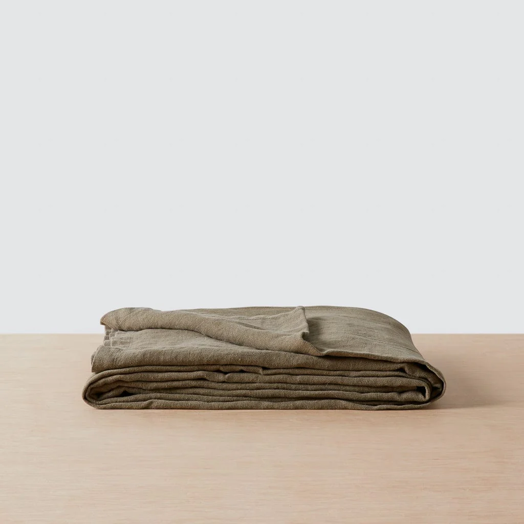 Stonewashed Linen Bed Cover - Image 7