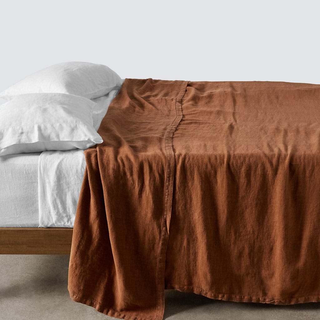 Stonewashed Linen Bed Cover - Image 9