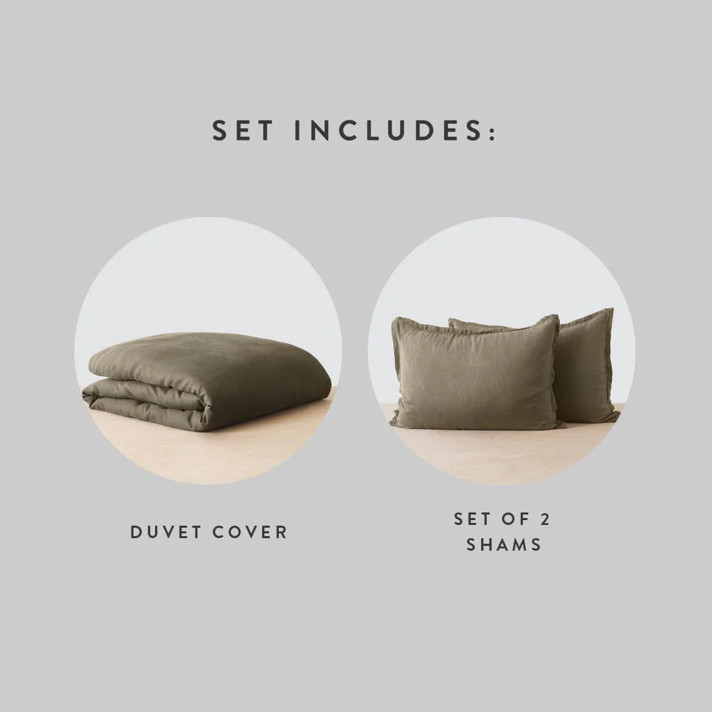 Stonewashed Linen Duvet Cover - Image 102