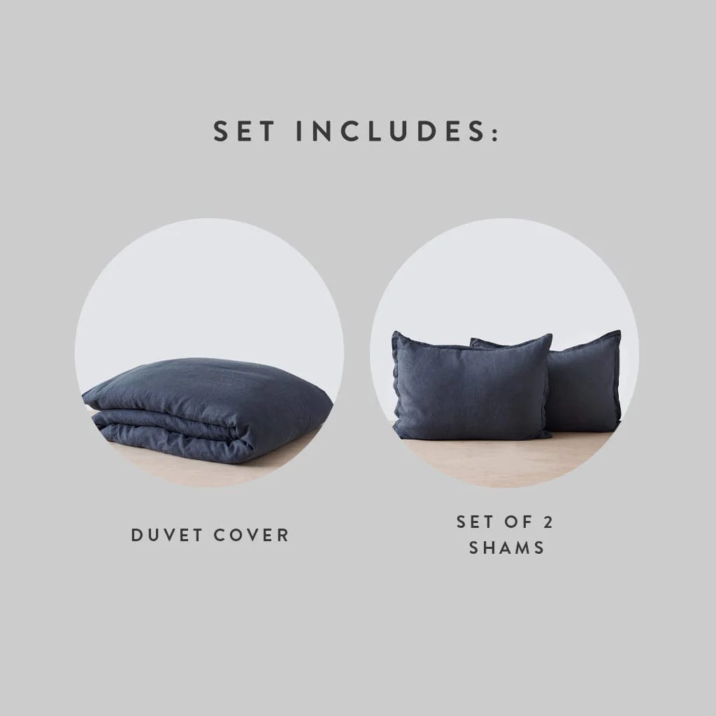 Stonewashed Linen Duvet Cover - Image 103