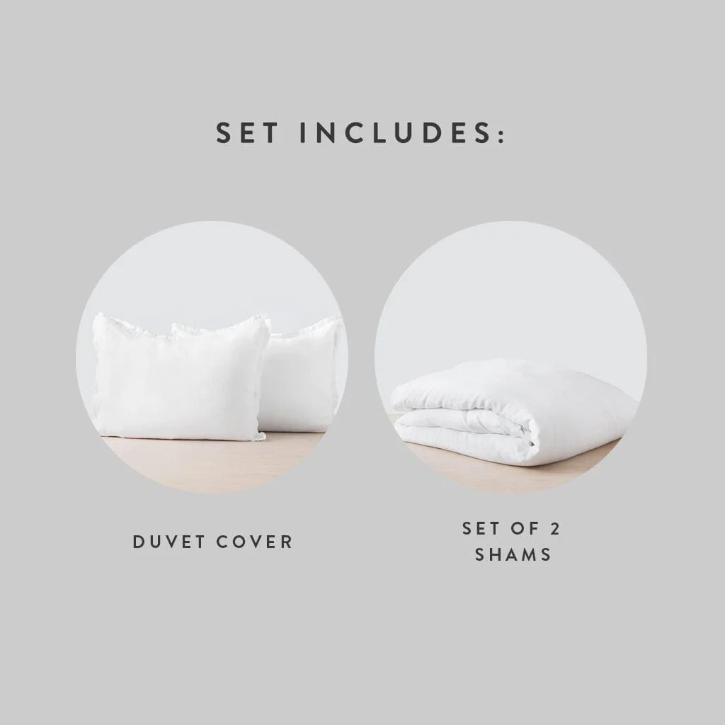 Stonewashed Linen Duvet Cover - Image 104