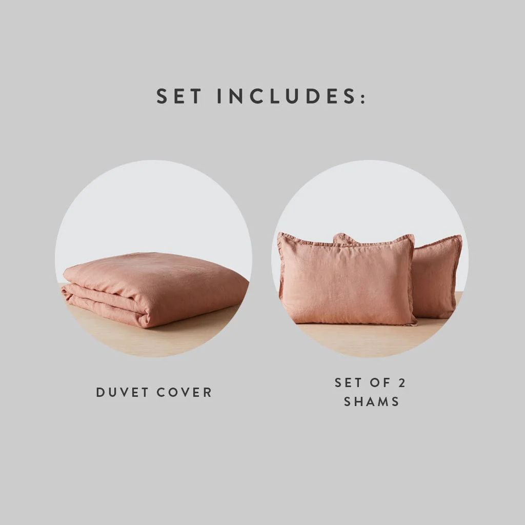 Stonewashed Linen Duvet Cover - Image 108
