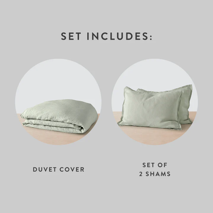 Stonewashed Linen Duvet Cover - Image 132