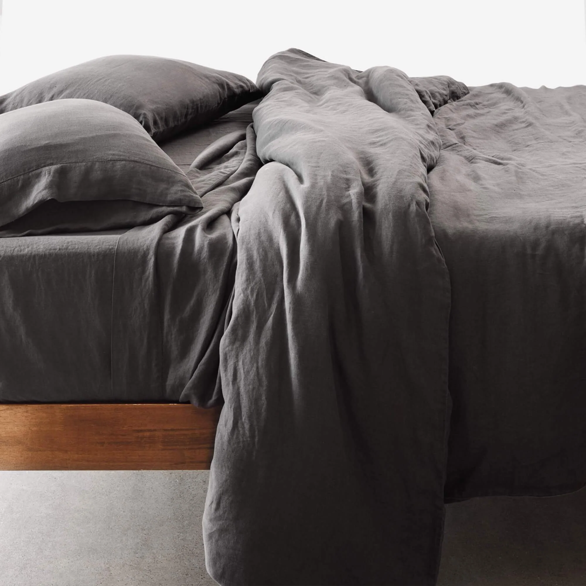 Stonewashed Linen Duvet Cover - Image 45