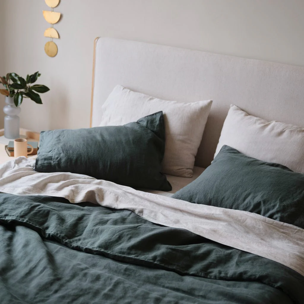 Stonewashed Linen Duvet Cover - Image 5