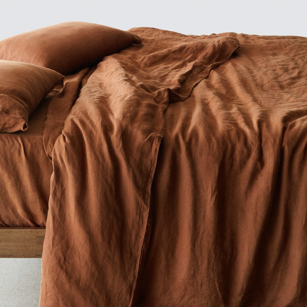 Stonewashed Linen Duvet Cover - Image 60