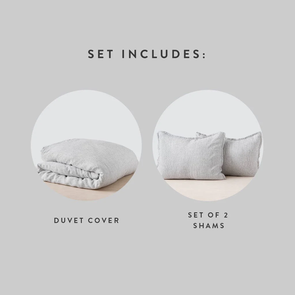 Stonewashed Linen Duvet Cover - Image 98