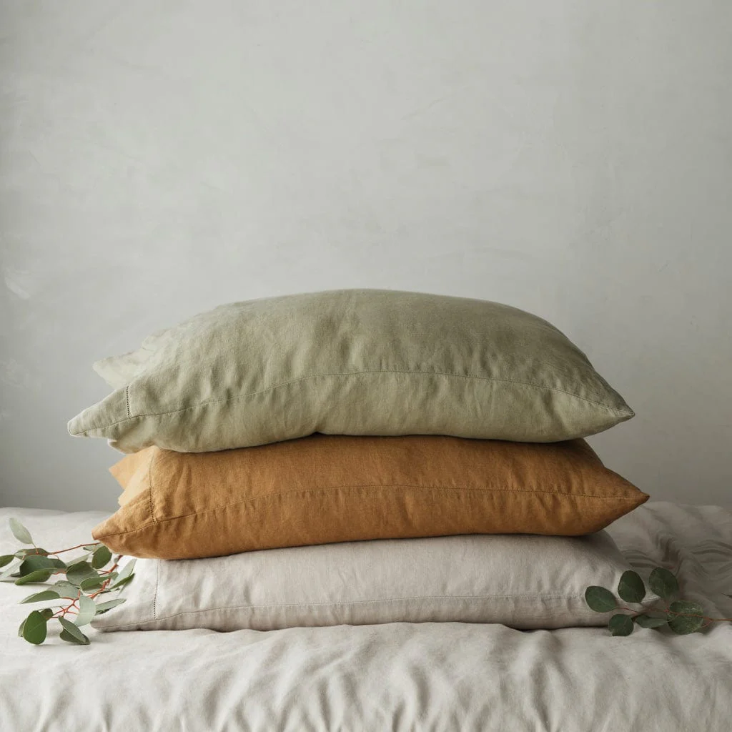 Stonewashed Linen Pillowcases - Image 54