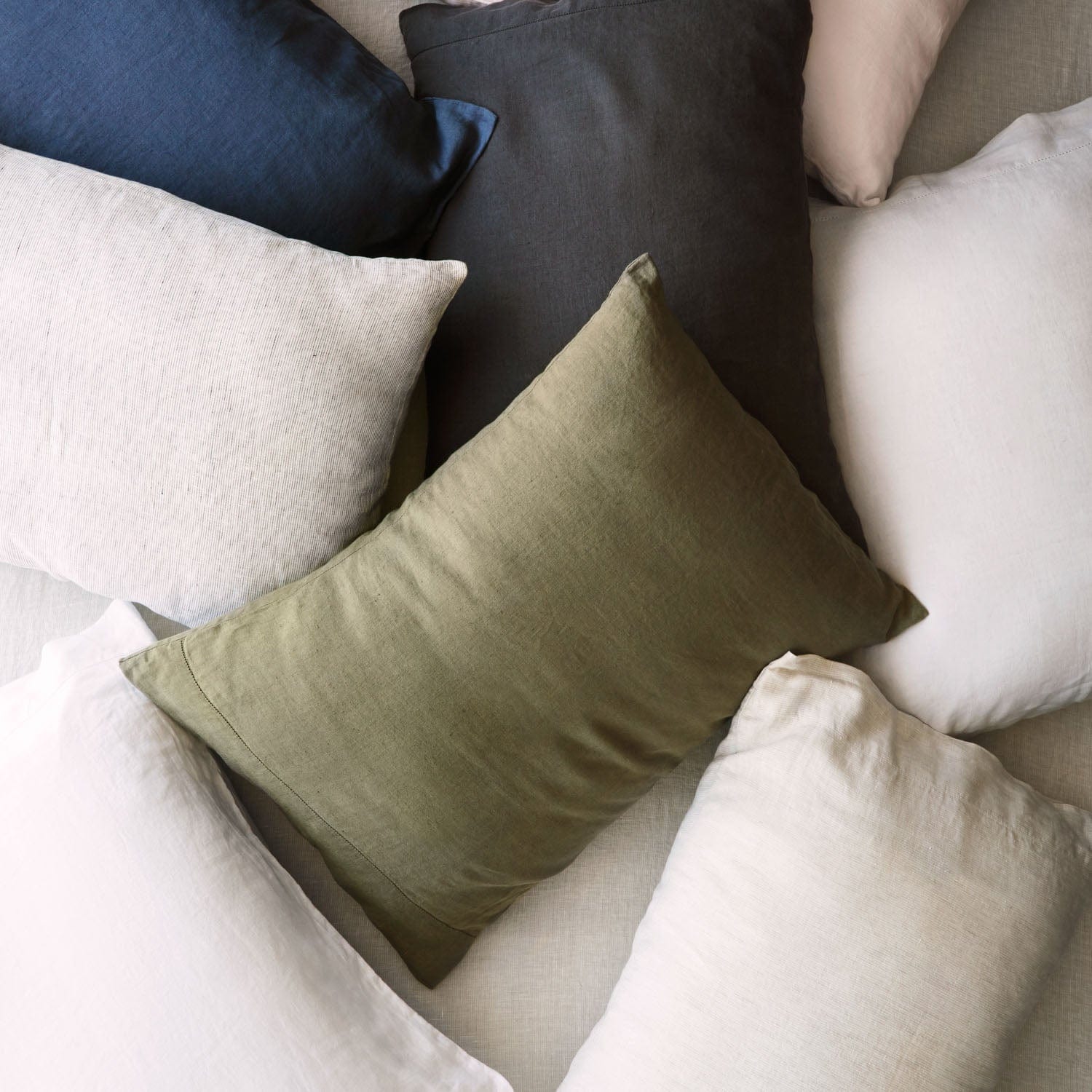 Stonewashed Linen Pillowcases - Image 67