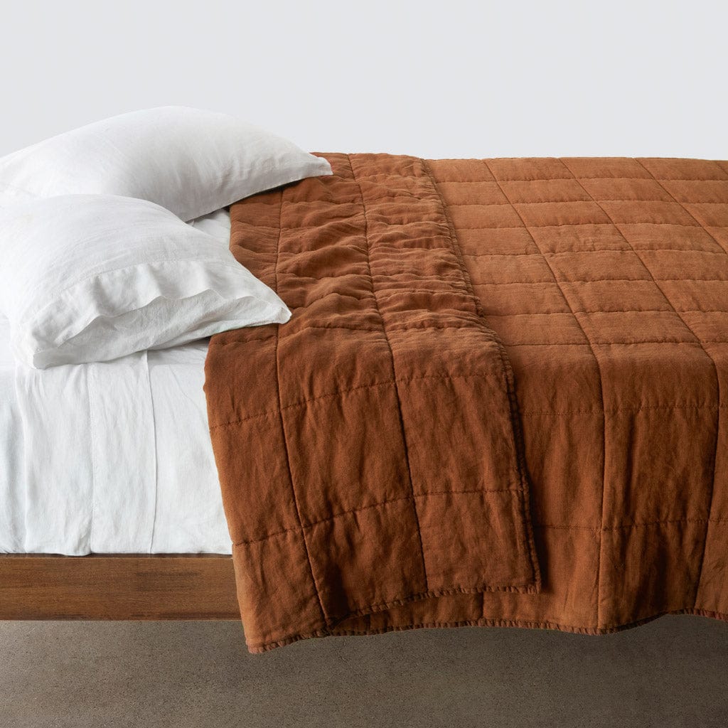 Stonewashed Linen Quilt - Image 60