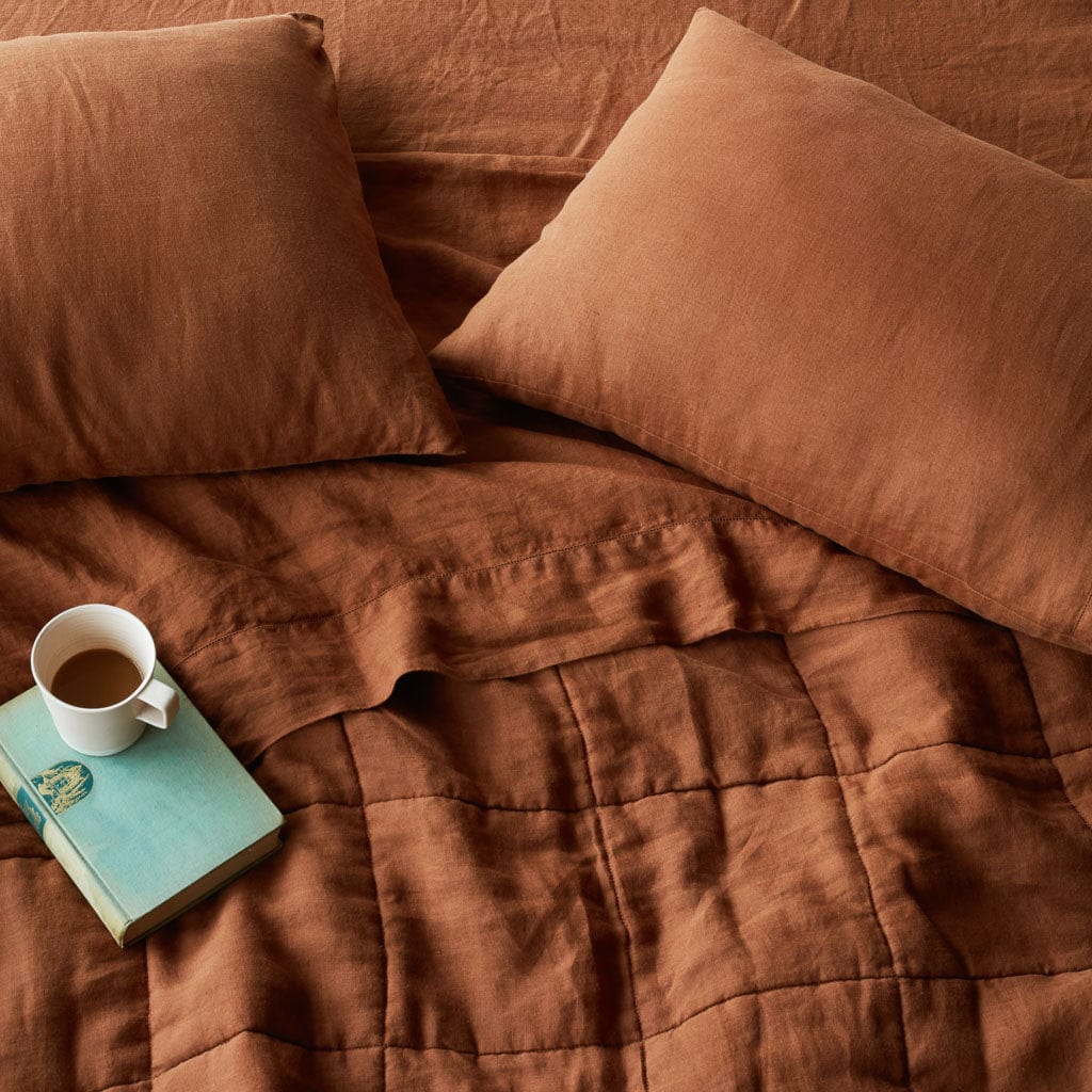 Stonewashed Linen Quilt - Image 61