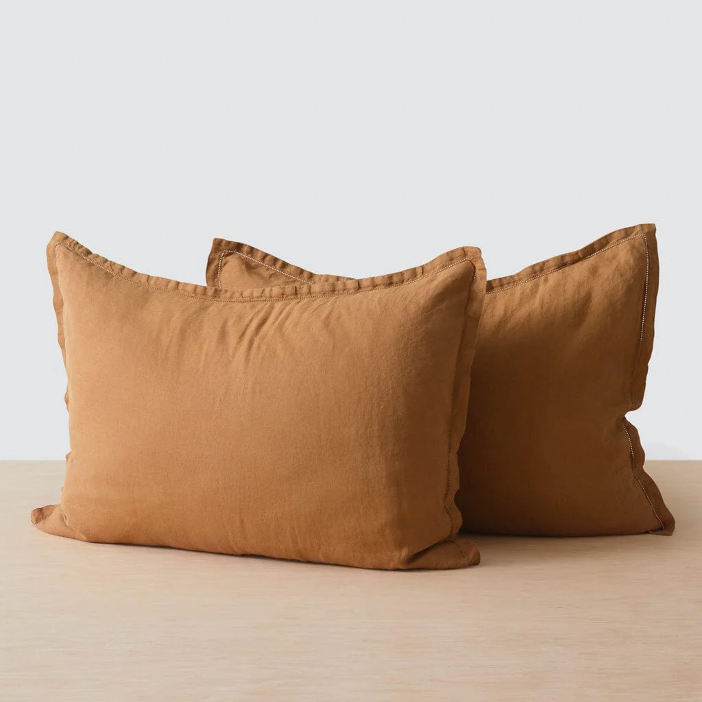 Stonewashed Linen Shams - Image 3