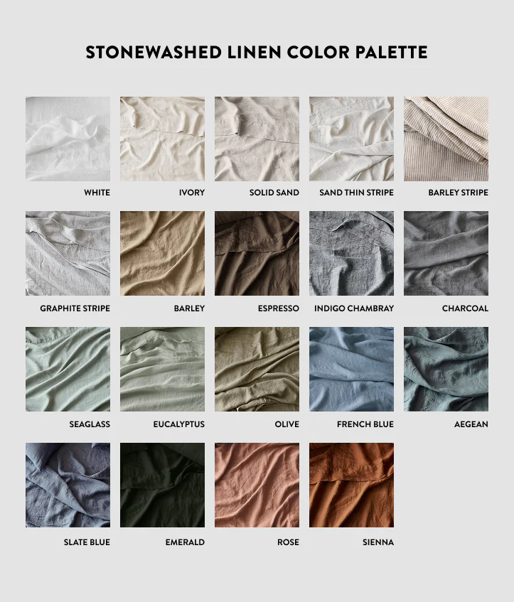 Stonewashed Linen Duvet Cover - Image 122