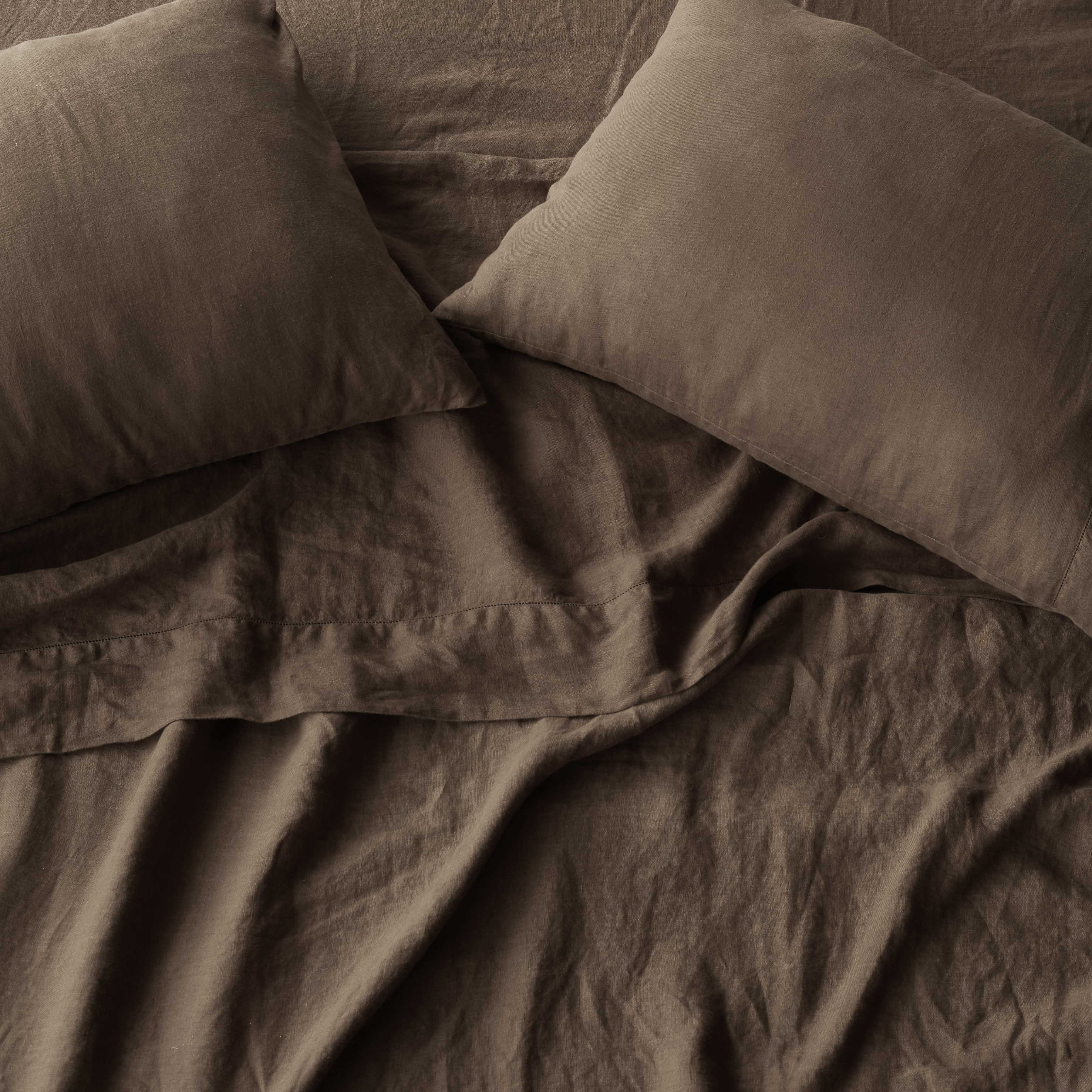 Stonewashed Linen Sheet Set - Image 13
