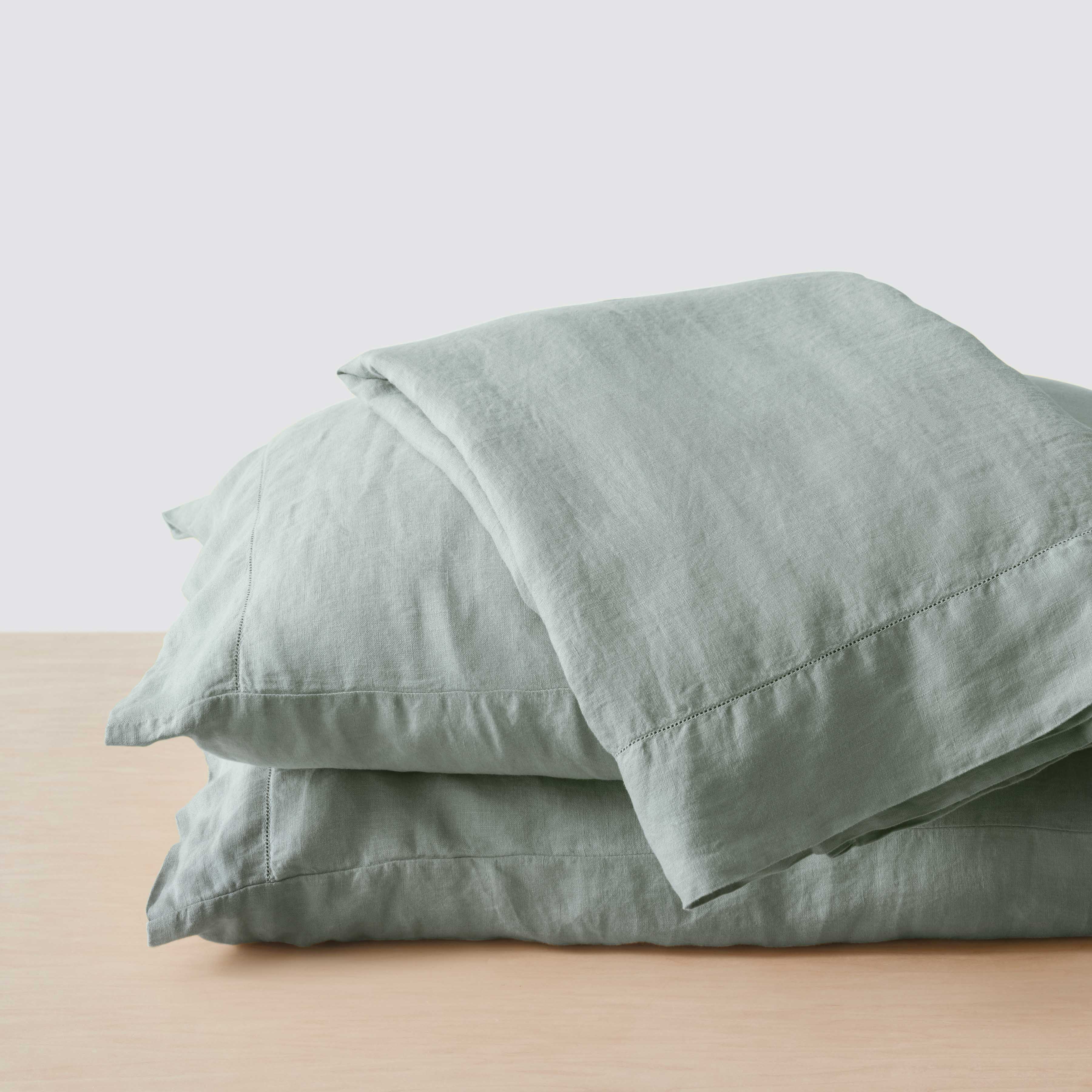 Stonewashed Linen Sheet Set - Image 18