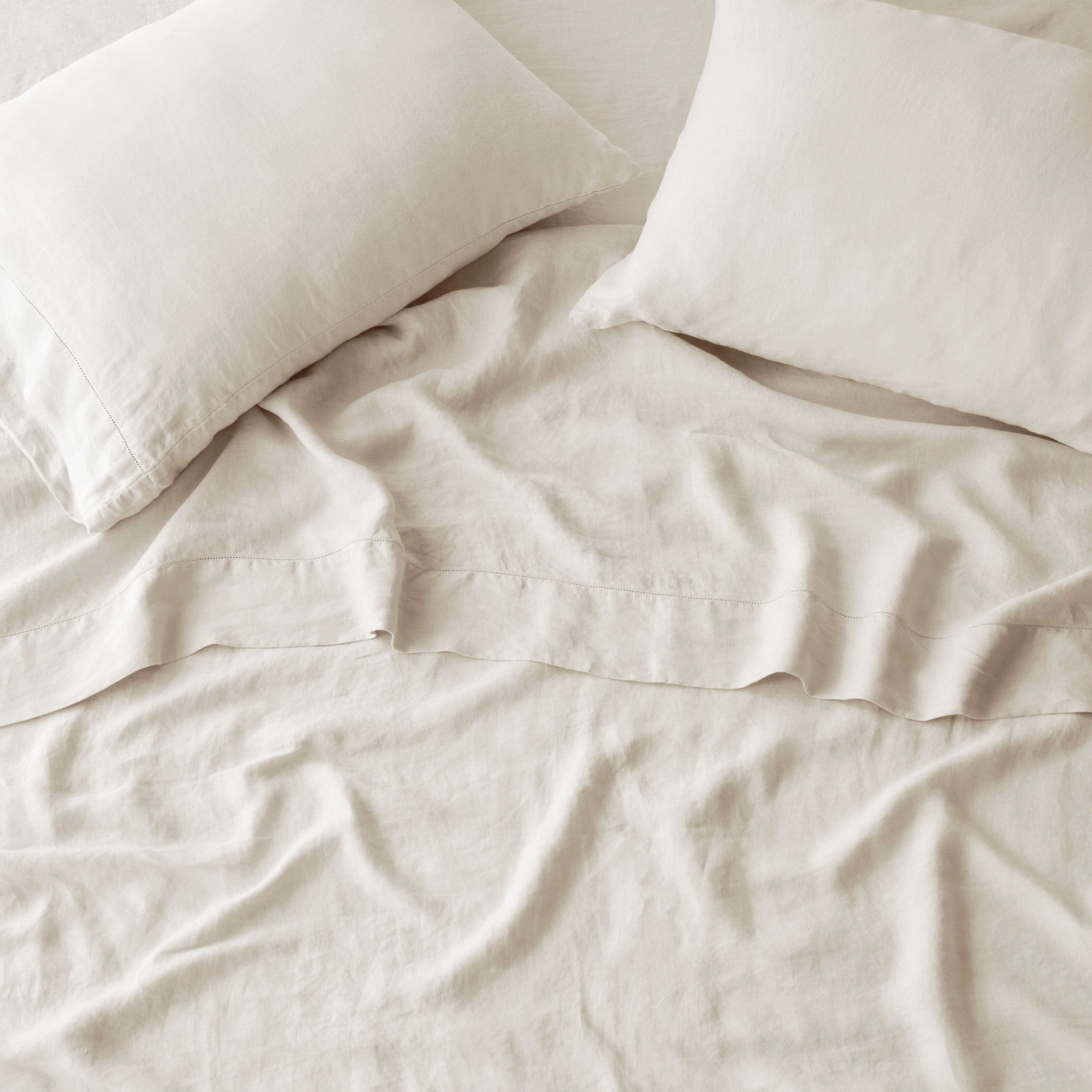Stonewashed Linen Sheet Set - Image 21