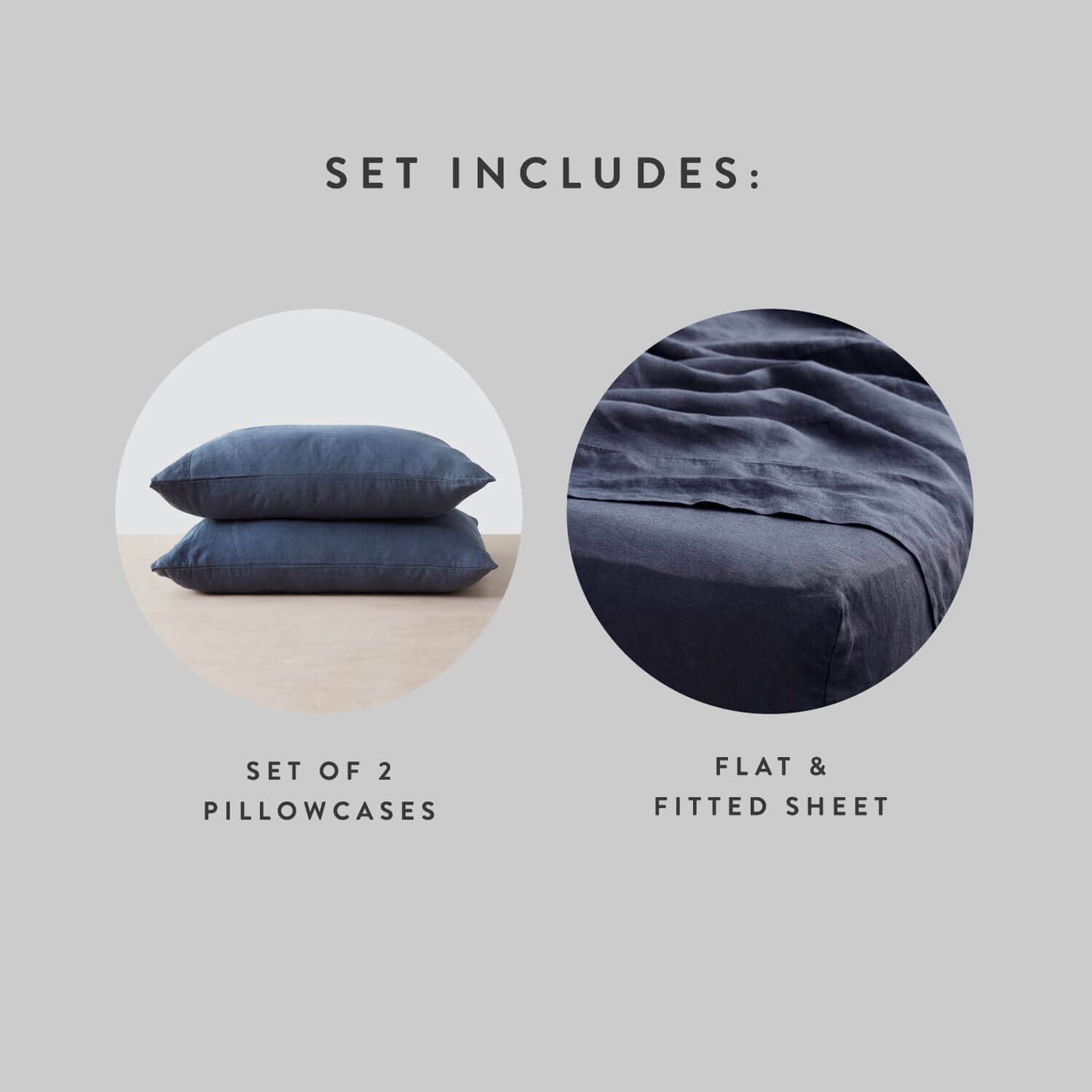 Stonewashed Linen Sheet Set - Image 33