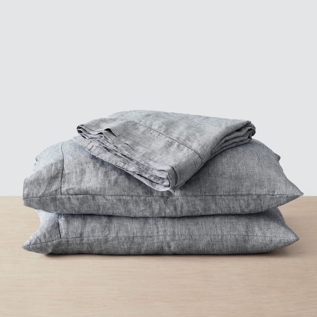 Stonewashed Linen Sheet Set - Image 38