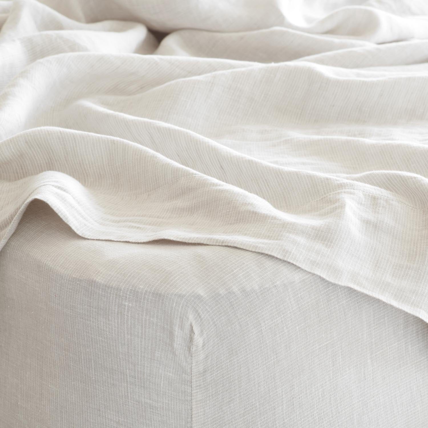 Stonewashed Linen Sheet Set - Image 47