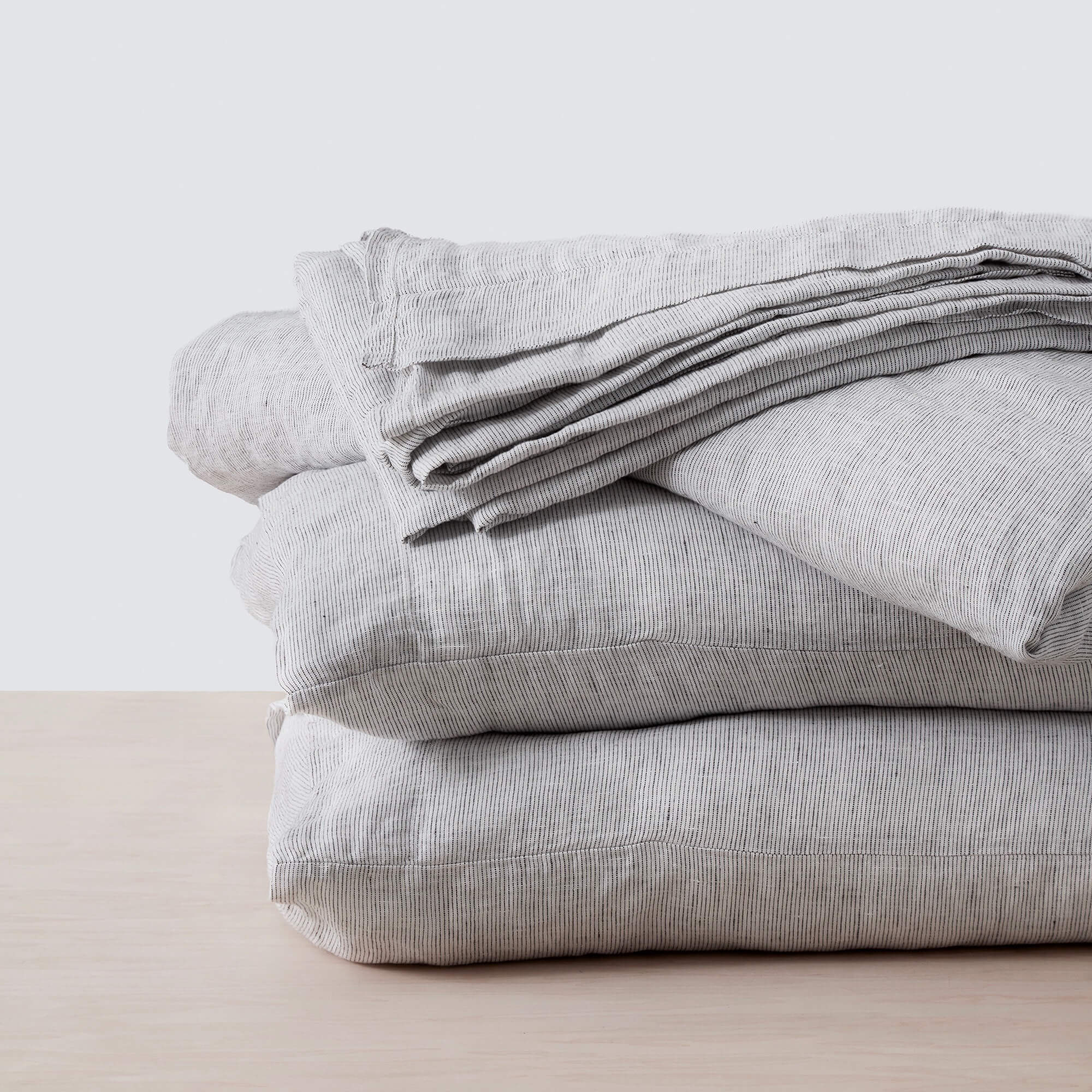 Stonewashed Linen Sheet Set - Image 51