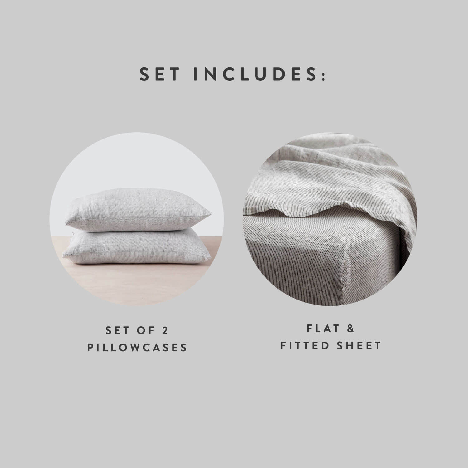 Stonewashed Linen Sheet Set - Image 53