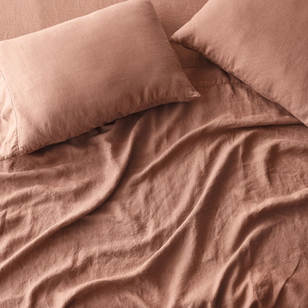 Stonewashed Linen Sheet Set - Image 57
