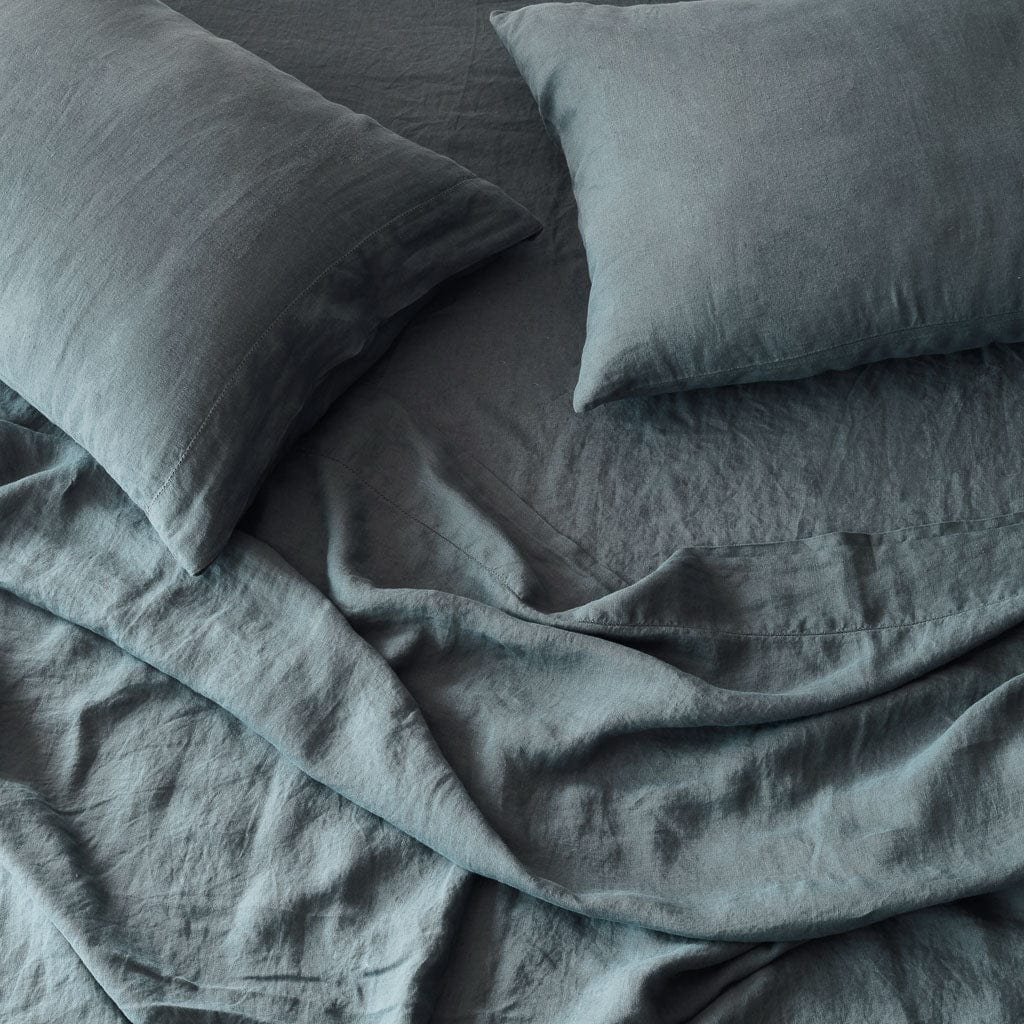 Stonewashed Linen Sheet Set - Image 6