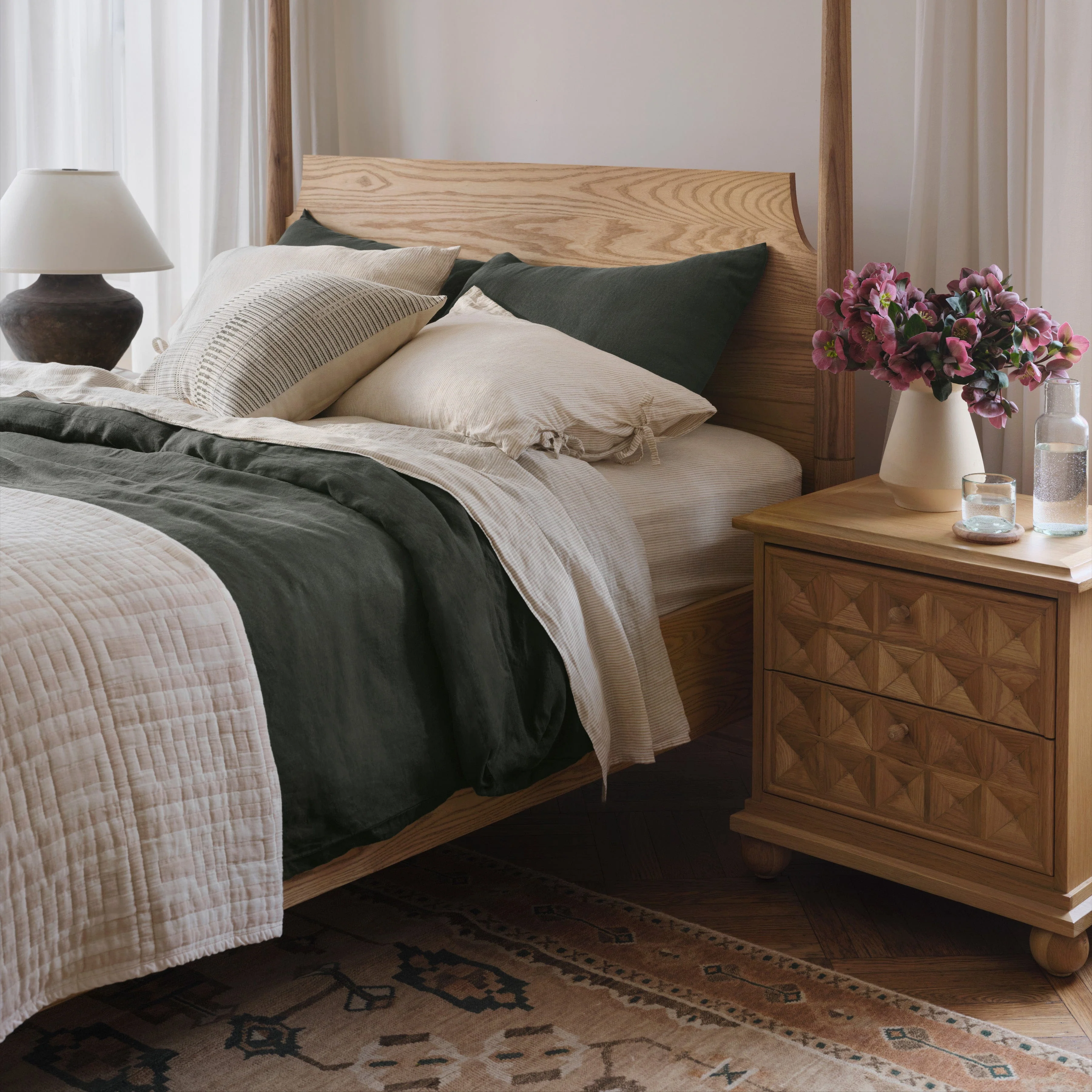 Stonewashed Linen Sheet Set - Image 68
