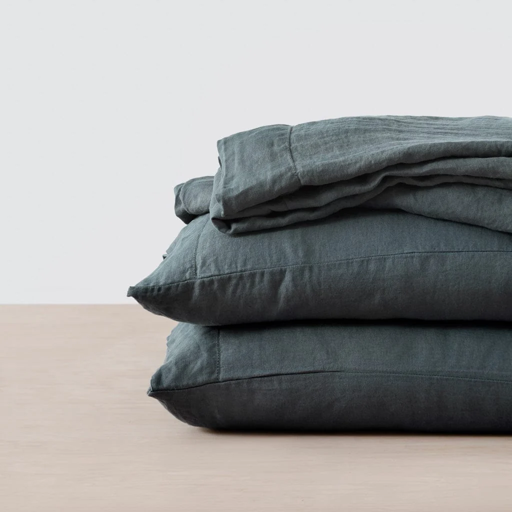 Stonewashed Linen Sheet Set - Image 7