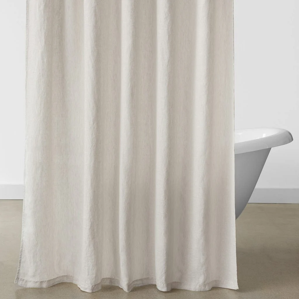 Stonewashed Linen Shower Curtain - Image 10