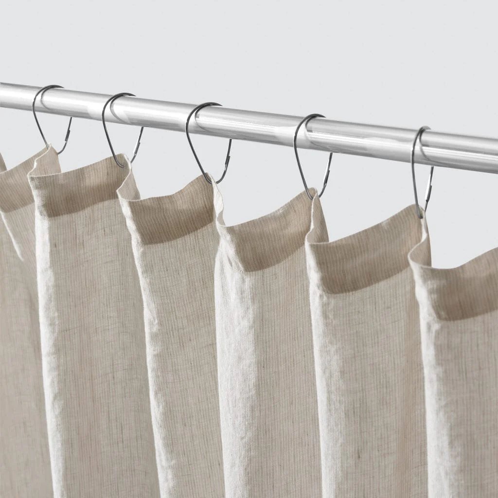Stonewashed Linen Shower Curtain - Image 11