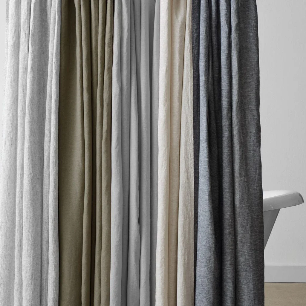 Stonewashed Linen Shower Curtain - Image 5