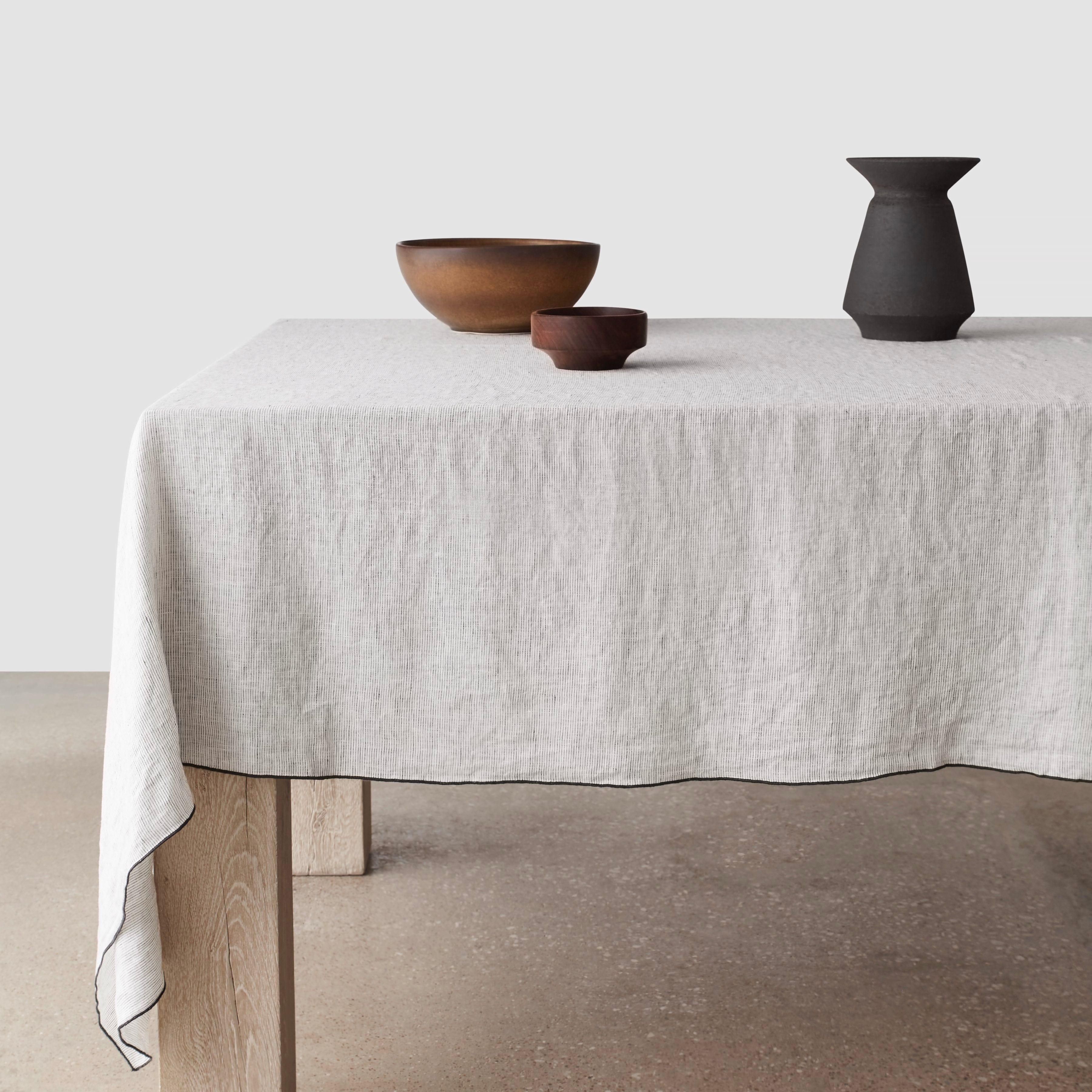 Stonewashed Linen Tablecloth - Image 2