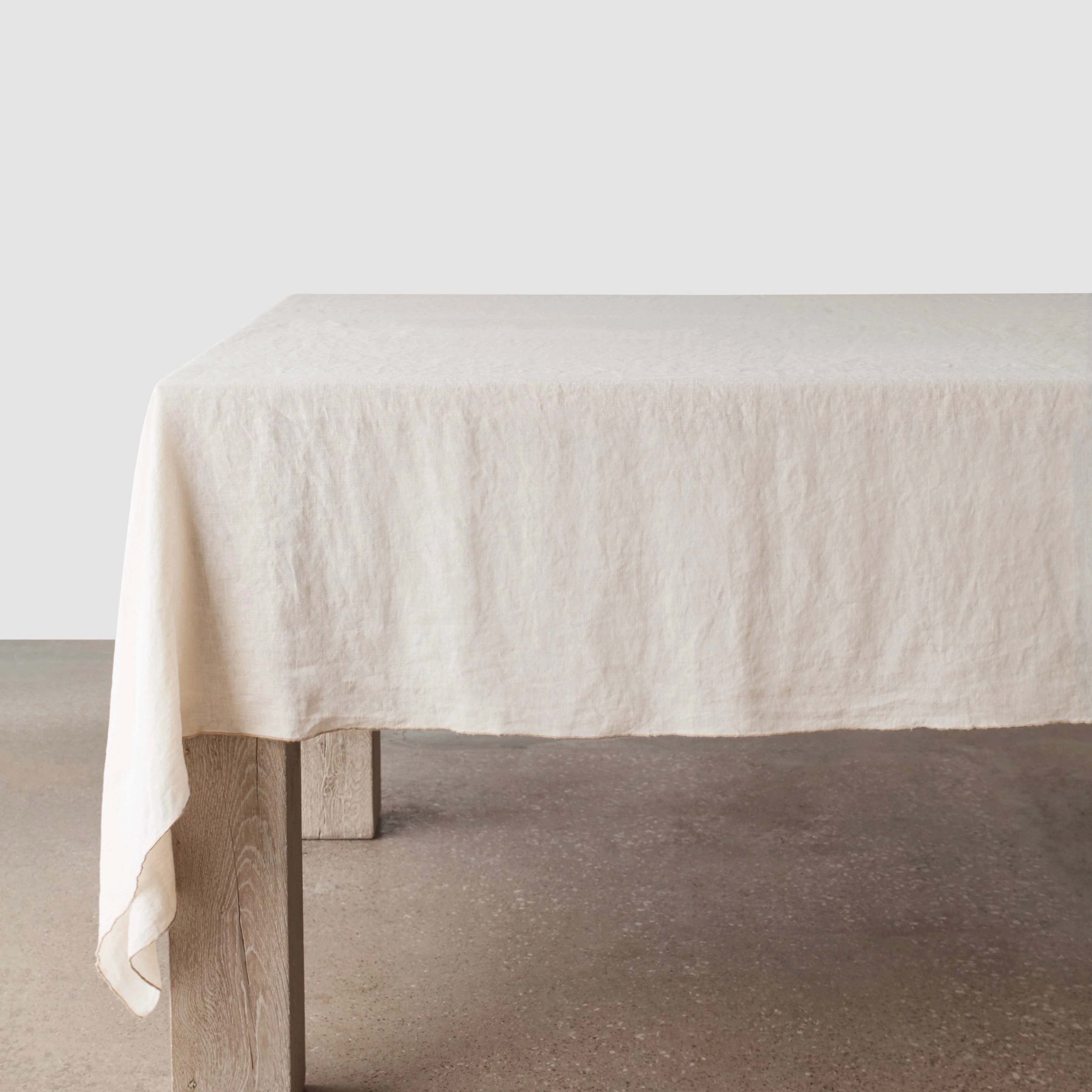 Stonewashed Linen Tablecloth - Image 3