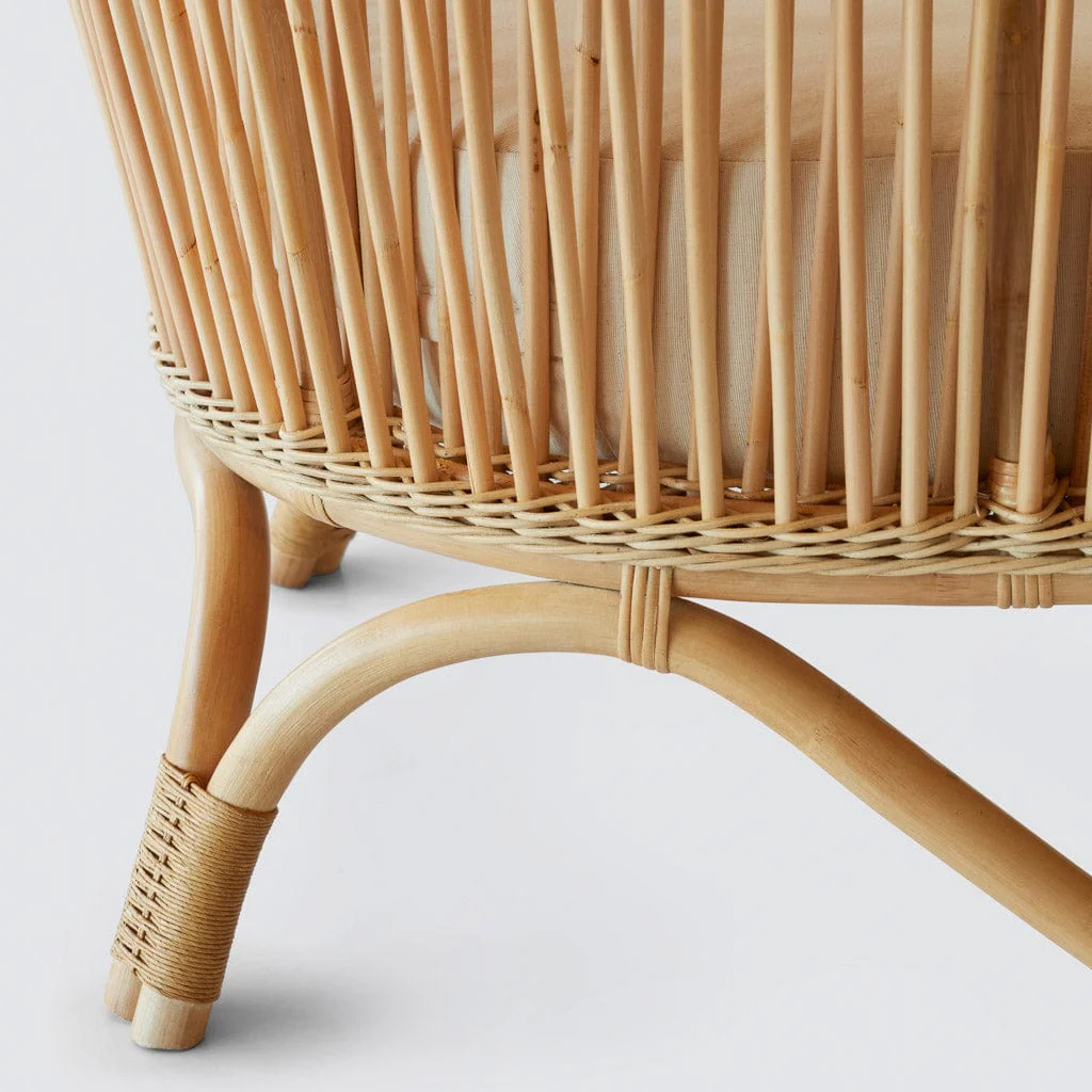 Tara Rattan Lounge Chair - Image 10