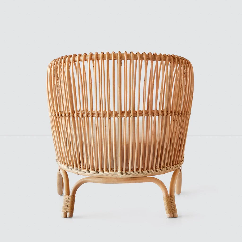 Tara Rattan Lounge Chair - Image 4
