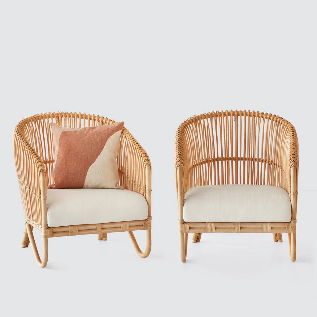 Tara Rattan Lounge Chair - Image 5