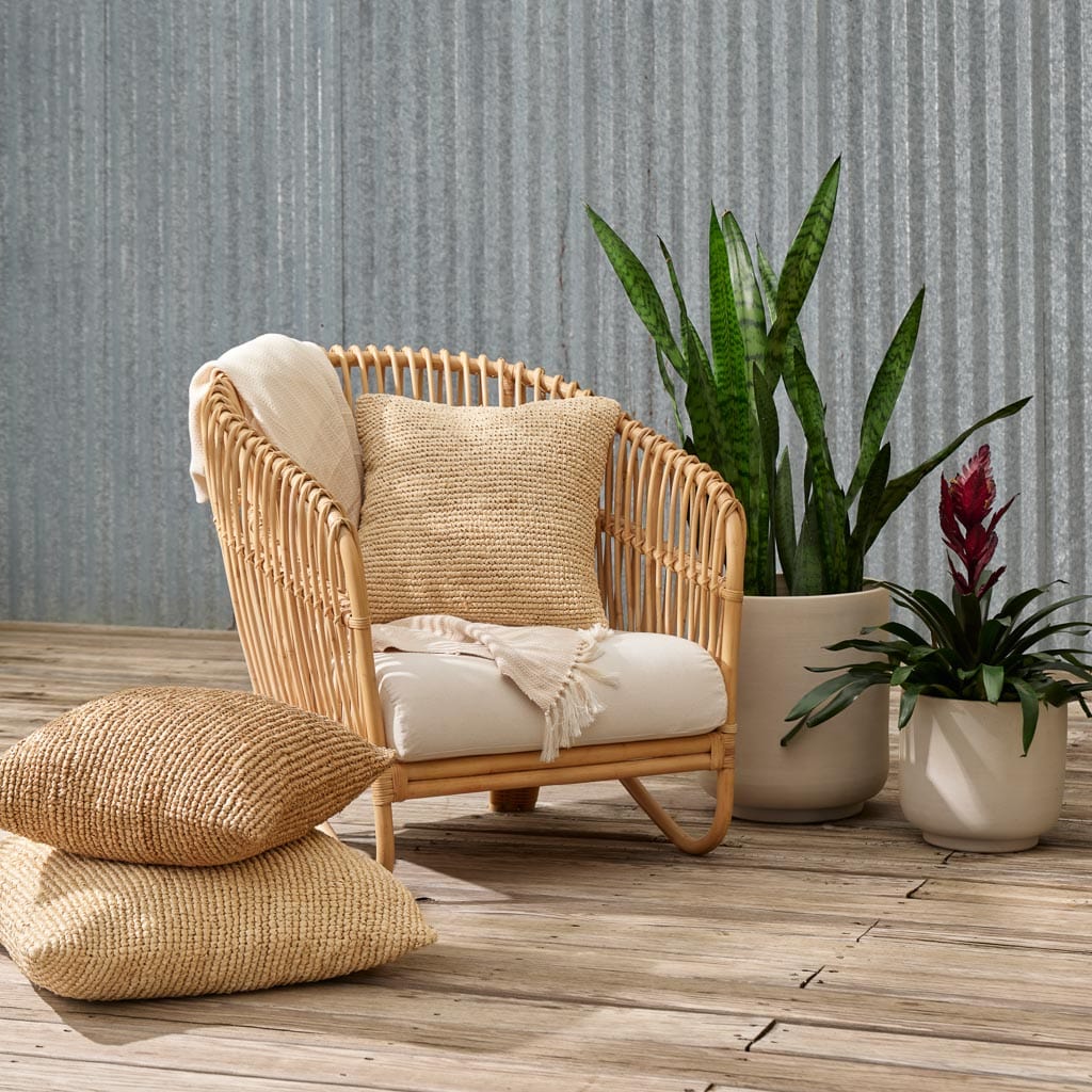 Tara Rattan Lounge Chair - Image 7
