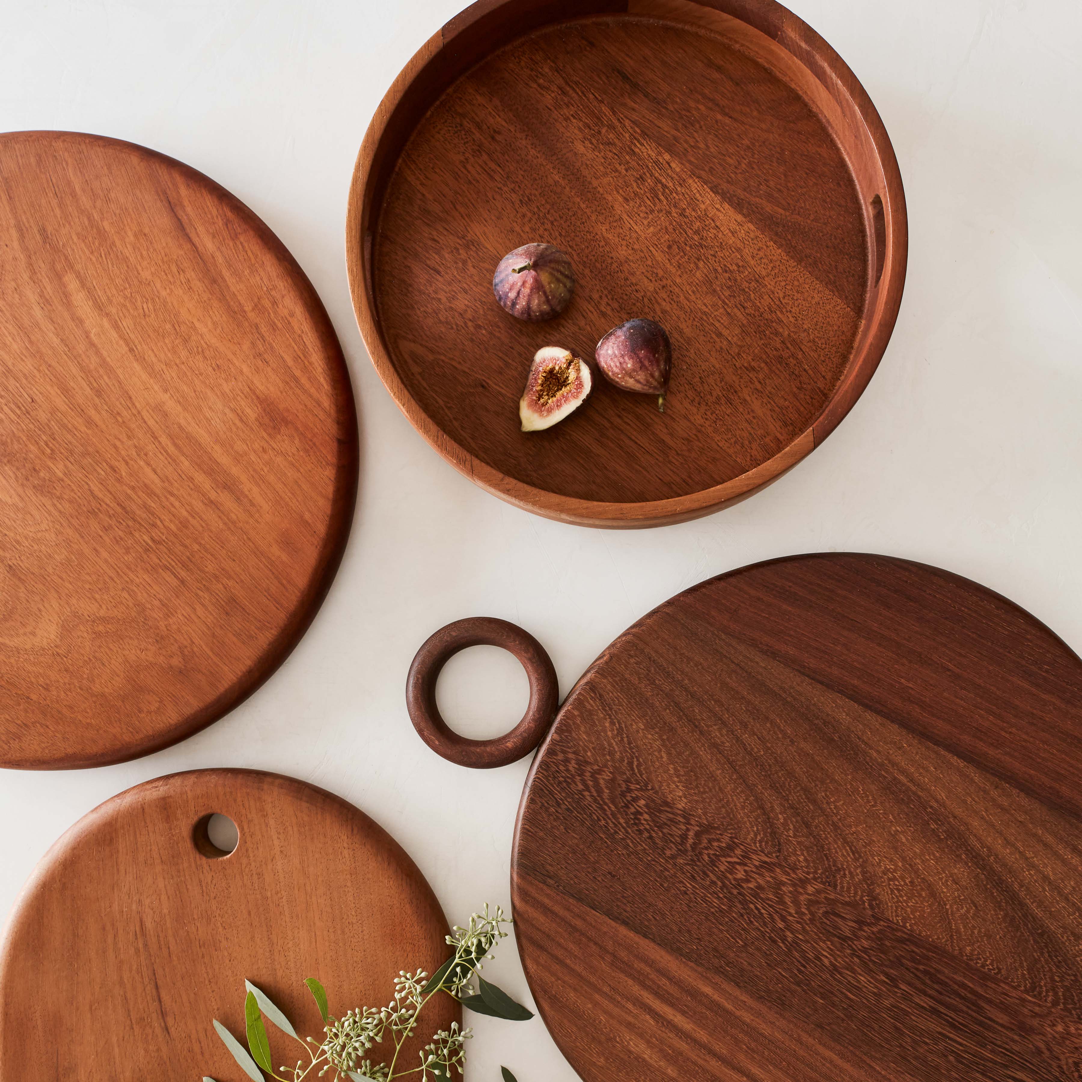 Tikal Round Wood Tray - Image 9