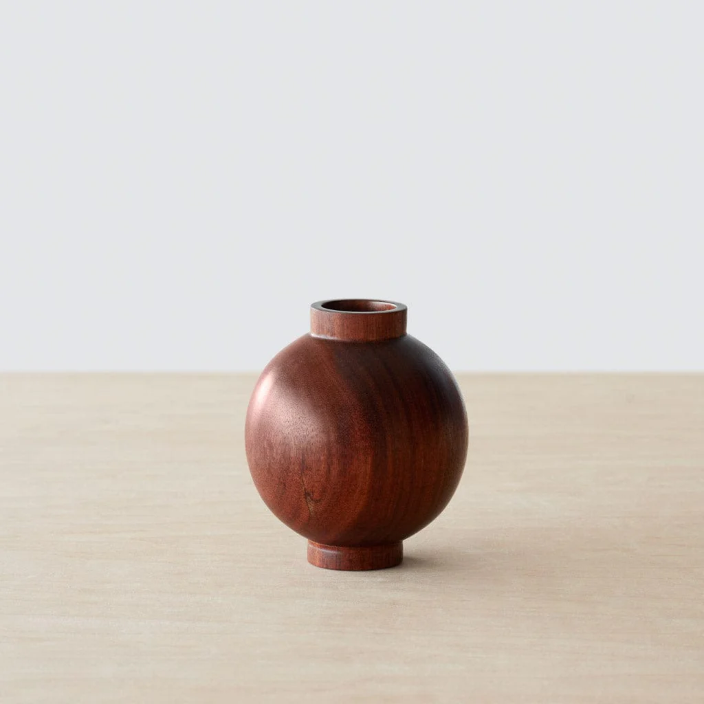 Tikal Wood Bud Vase - Image 2