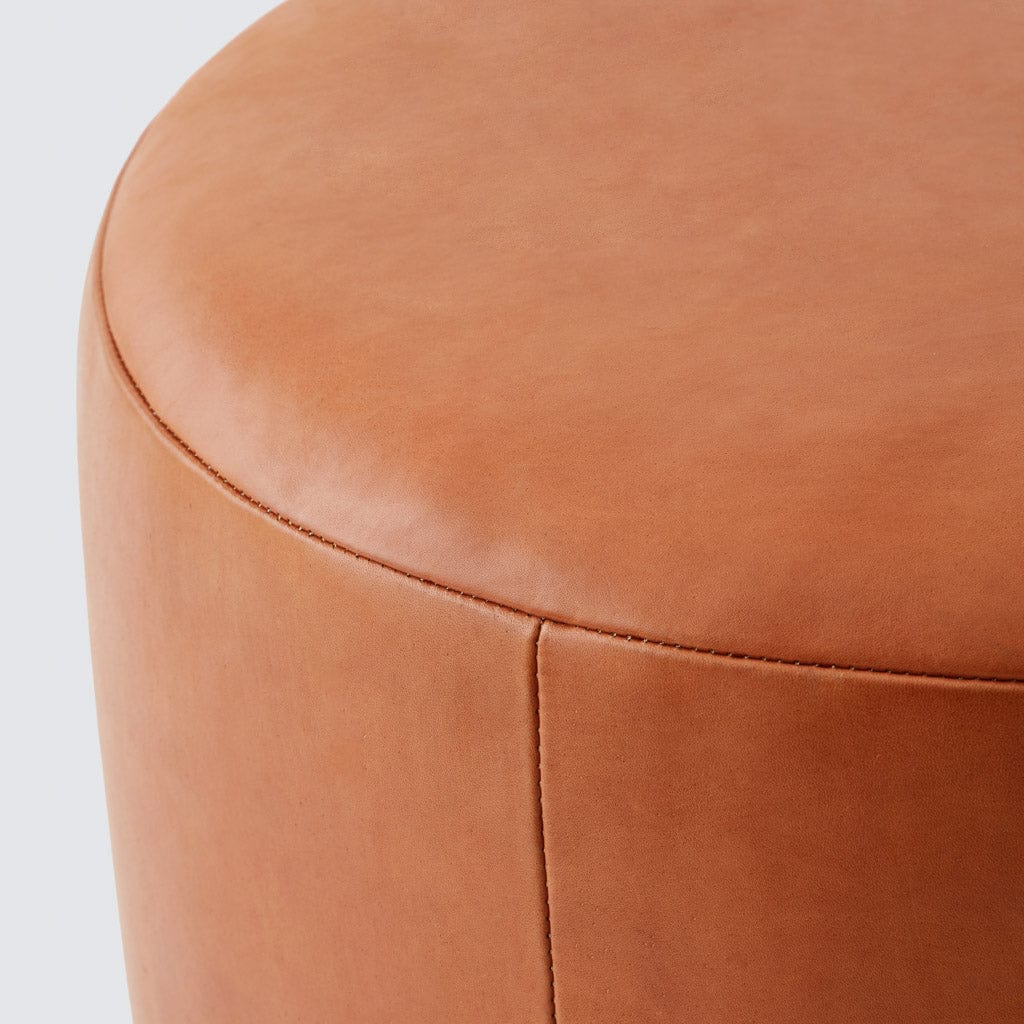 Torres Round Leather Ottoman - Medium & Large - Image 10
