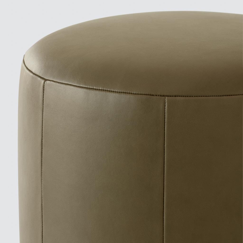 Torres Round Leather Ottoman - Small - Image 16