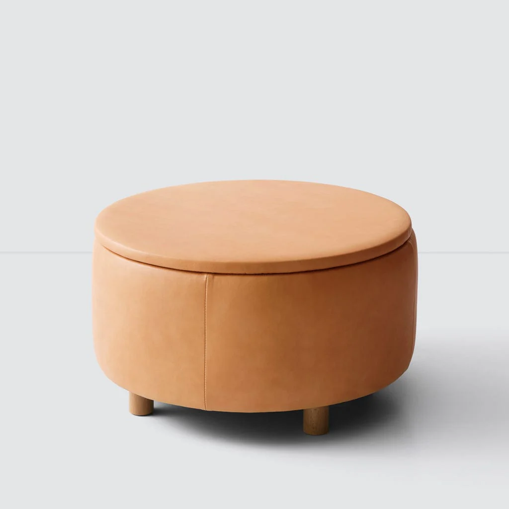Torres Leather Storage Ottoman - Medium & Large - Image 6