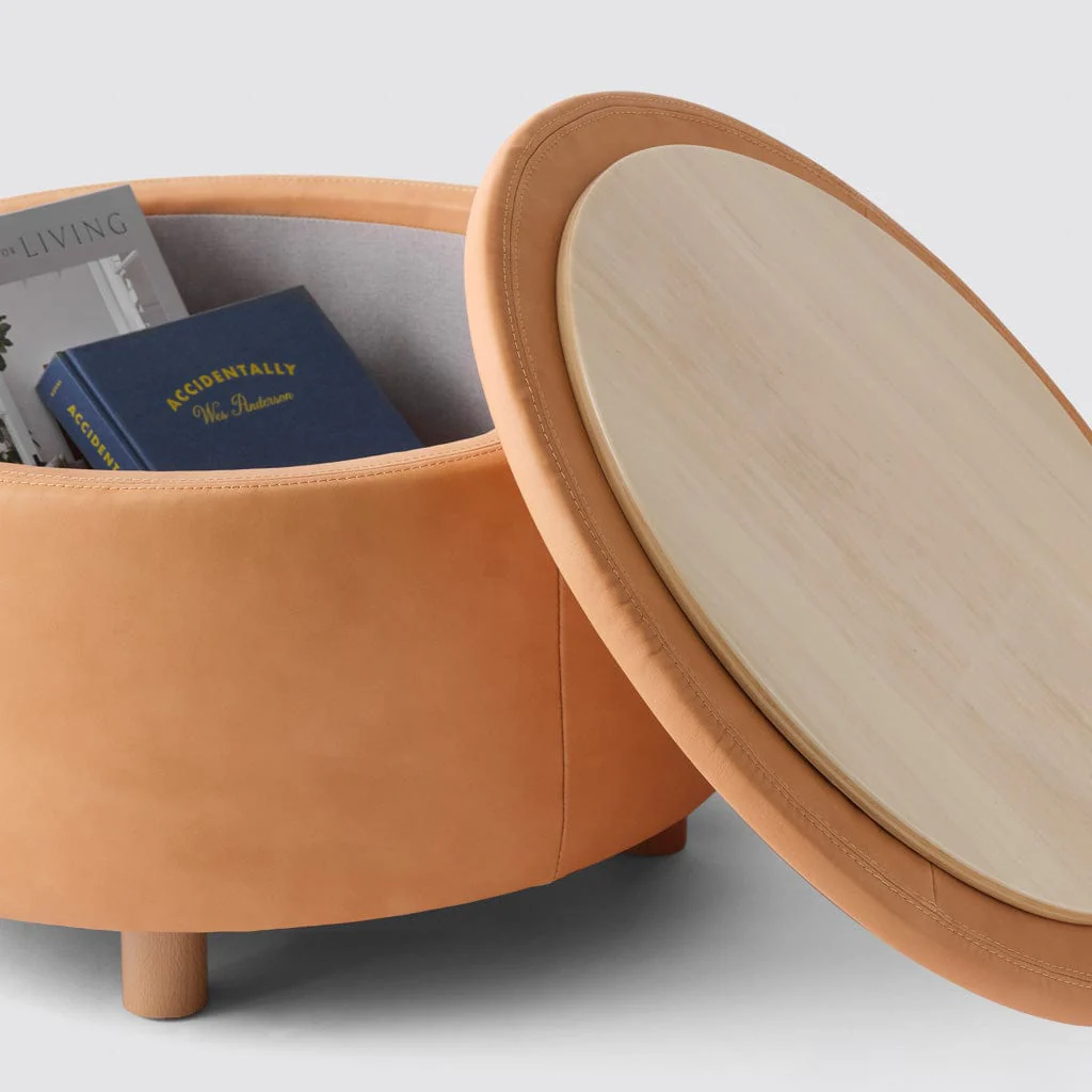 Torres Leather Storage Ottoman - Medium & Large - Image 9
