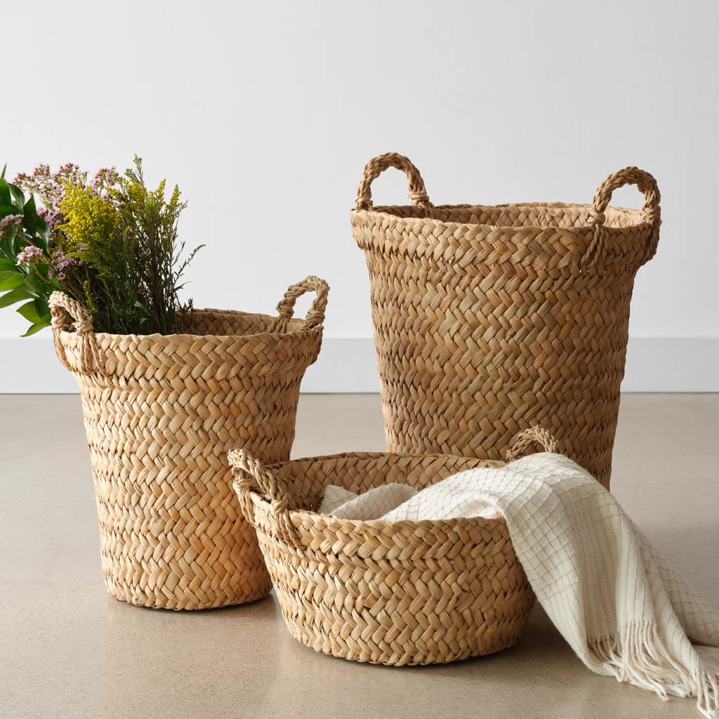 Totora Floor Basket - Image 11