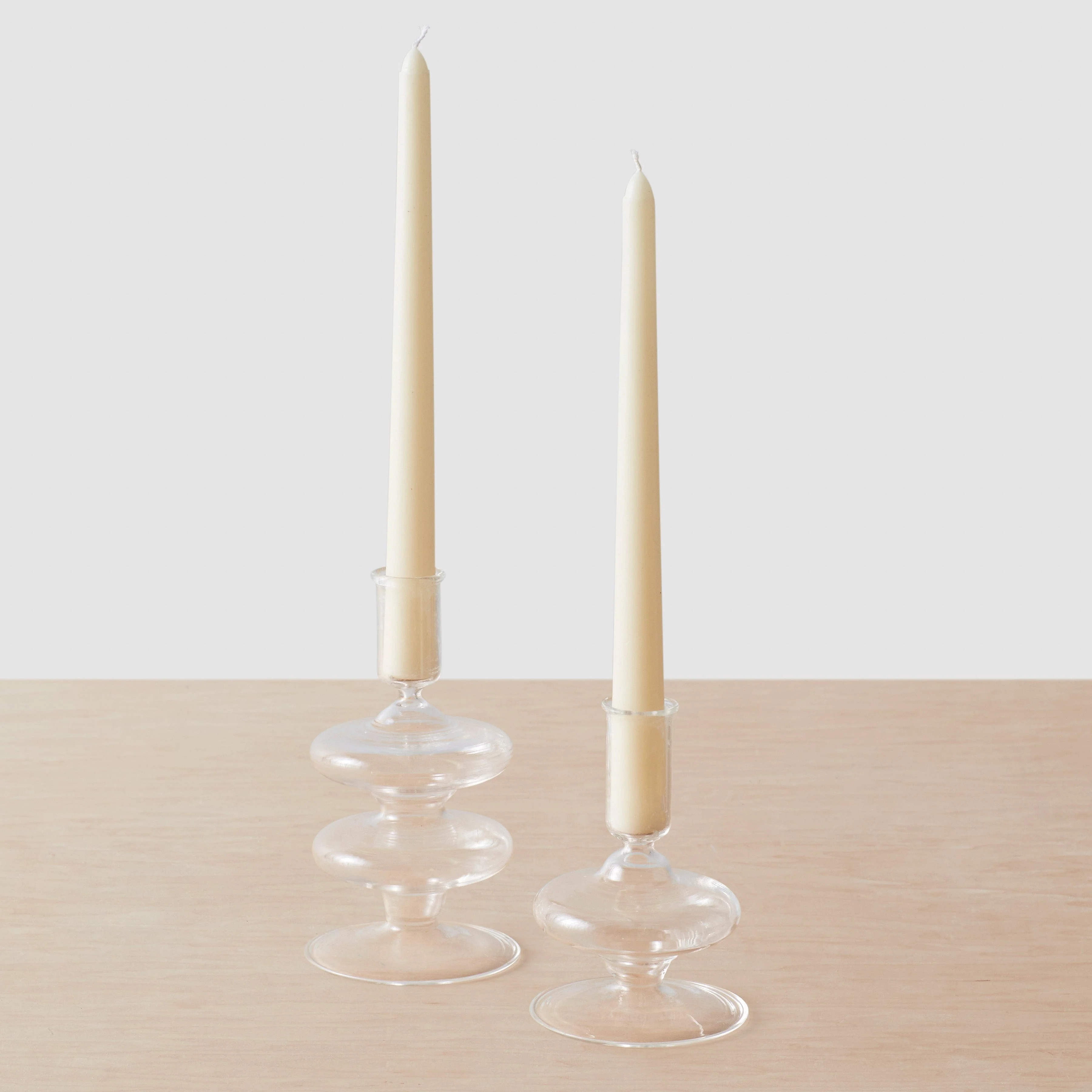 Veeha Glass Candle Holders - Set of 2 - Image 3